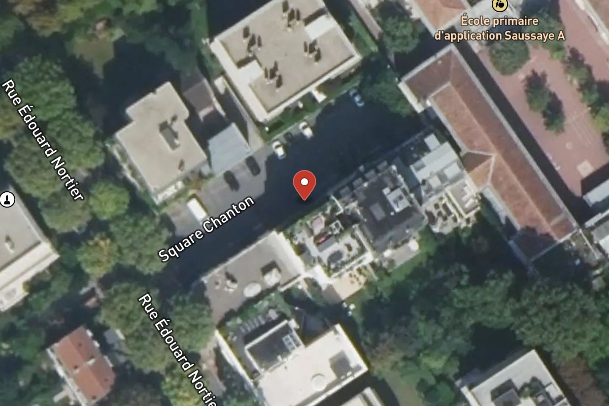 Vue satellite — Square Chanton