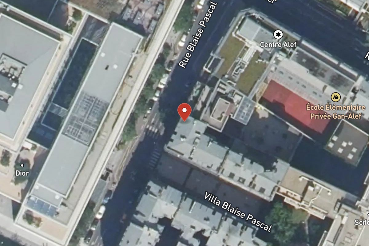 Vue satellite — Villa Blaise Pascal