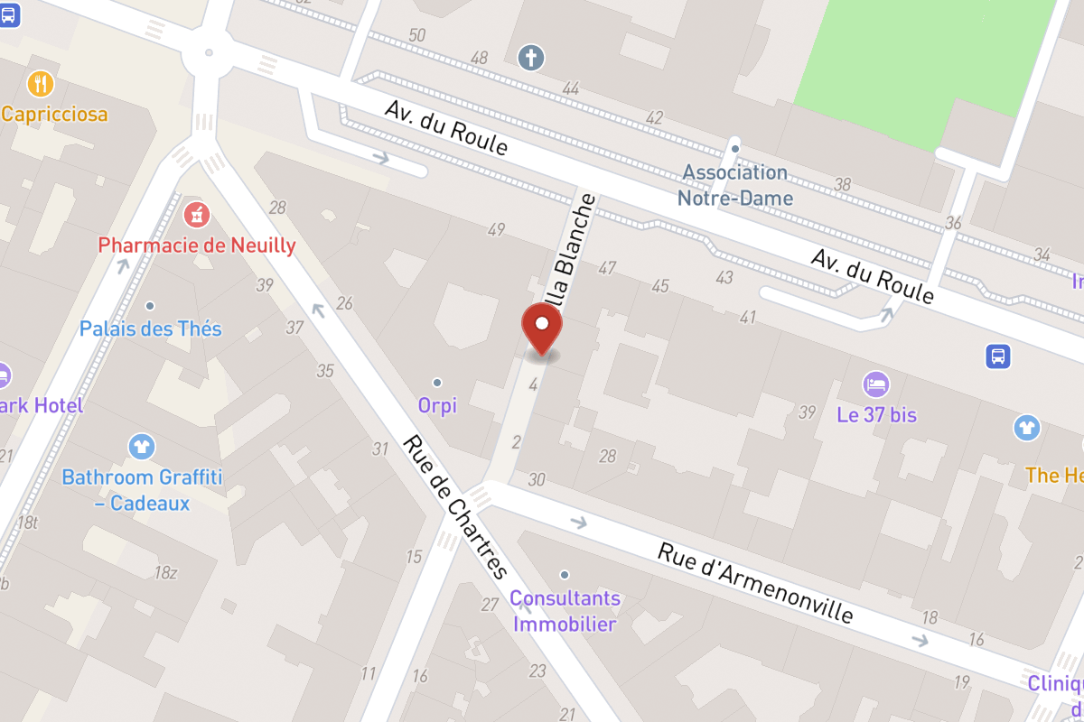 Plan de situation — Villa Blanche