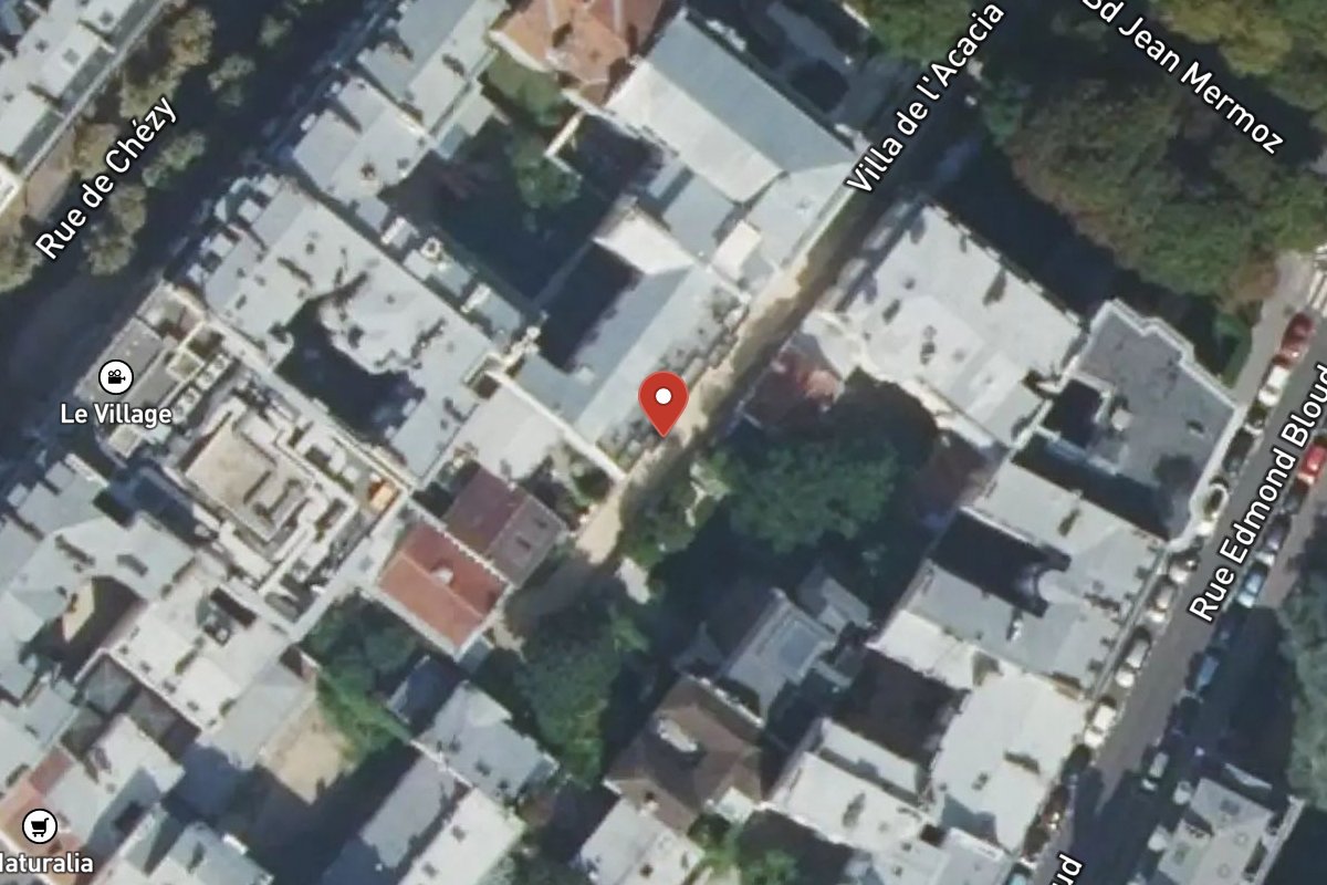 Vue satellite — Villa de l'Acacia