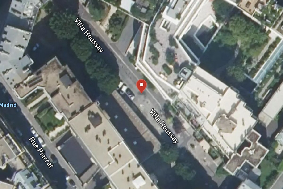 Vue satellite — Villa Houssay