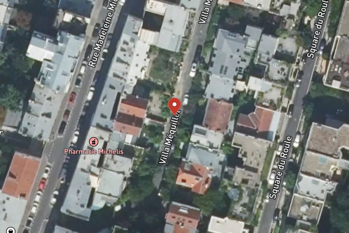 Vue satellite — Villa Méquillet
