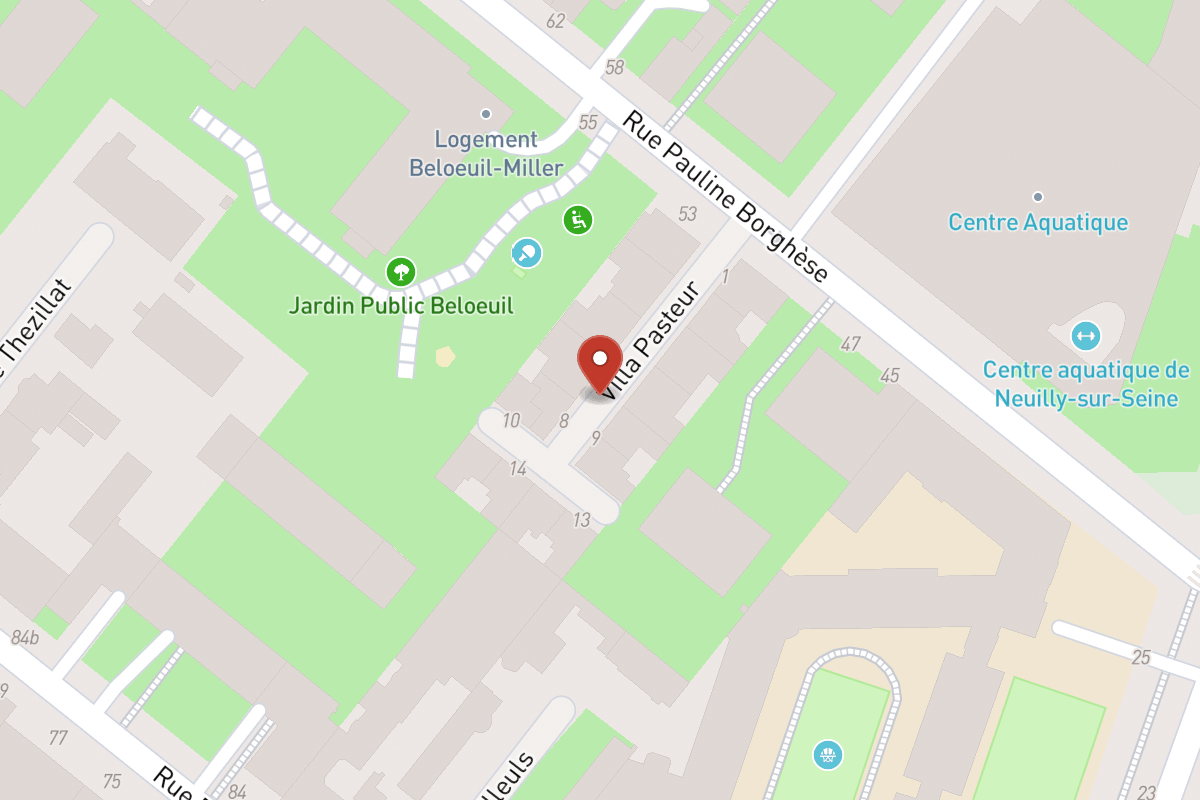 Plan de situation — Villa Pasteur