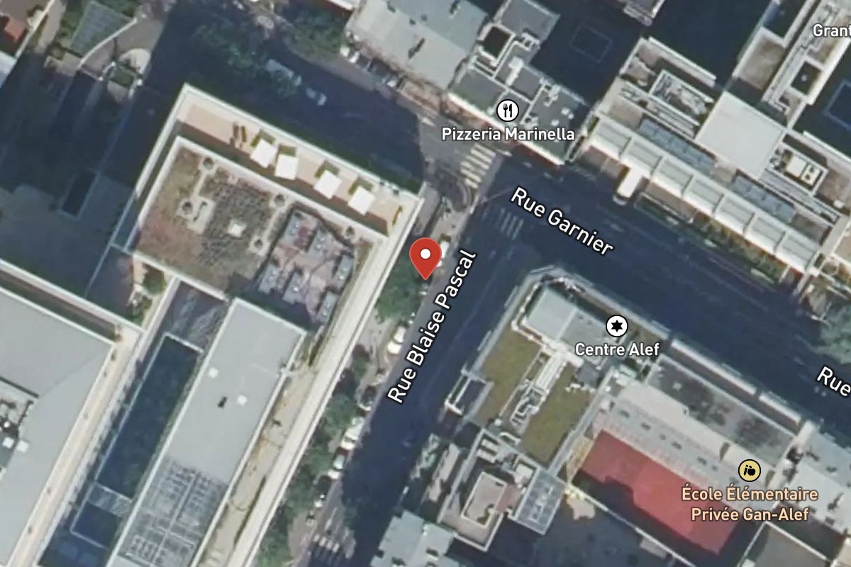 Vue satellite — 11 Villa Blaise Pascal