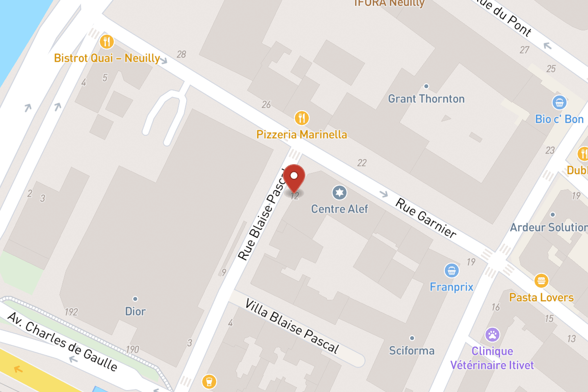 Plan de situation — 12 Villa Blaise Pascal