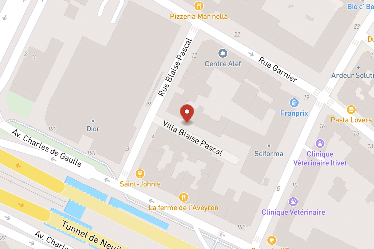Plan de situation — 6 Villa Blaise Pascal