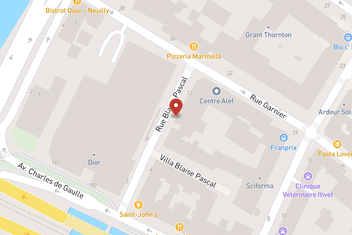 Plan de situation — 8 Villa Blaise Pascal