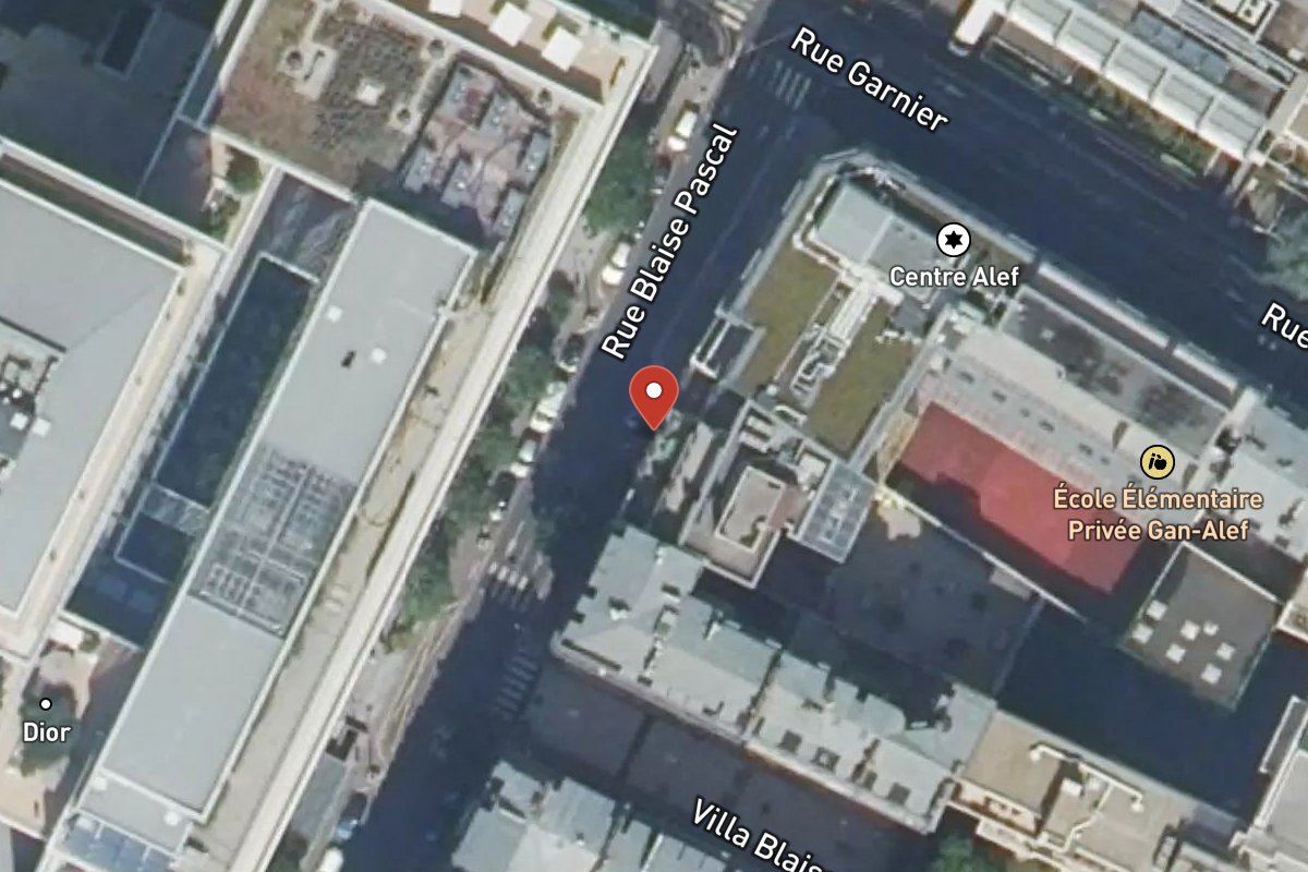 Vue satellite — 8 Villa Blaise Pascal