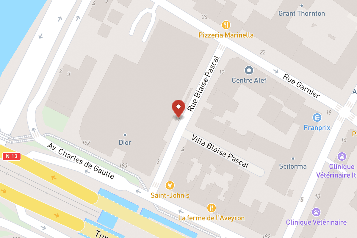 Plan de situation — 9 Villa Blaise Pascal