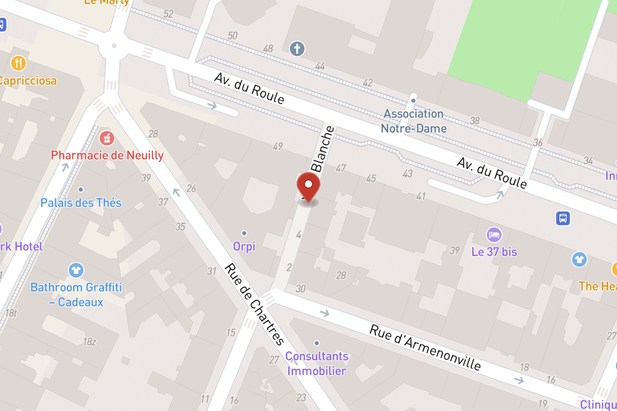 Plan de situation — 6 Villa Blanche