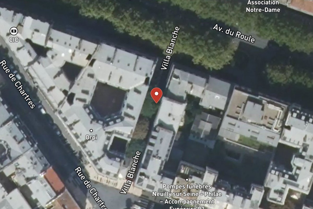 Vue satellite — 6 Villa Blanche