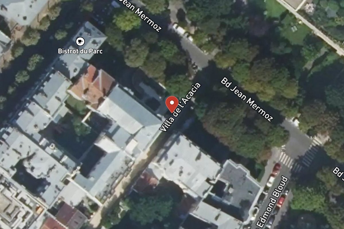 Vue satellite — 1BIS Villa de l'Acacia