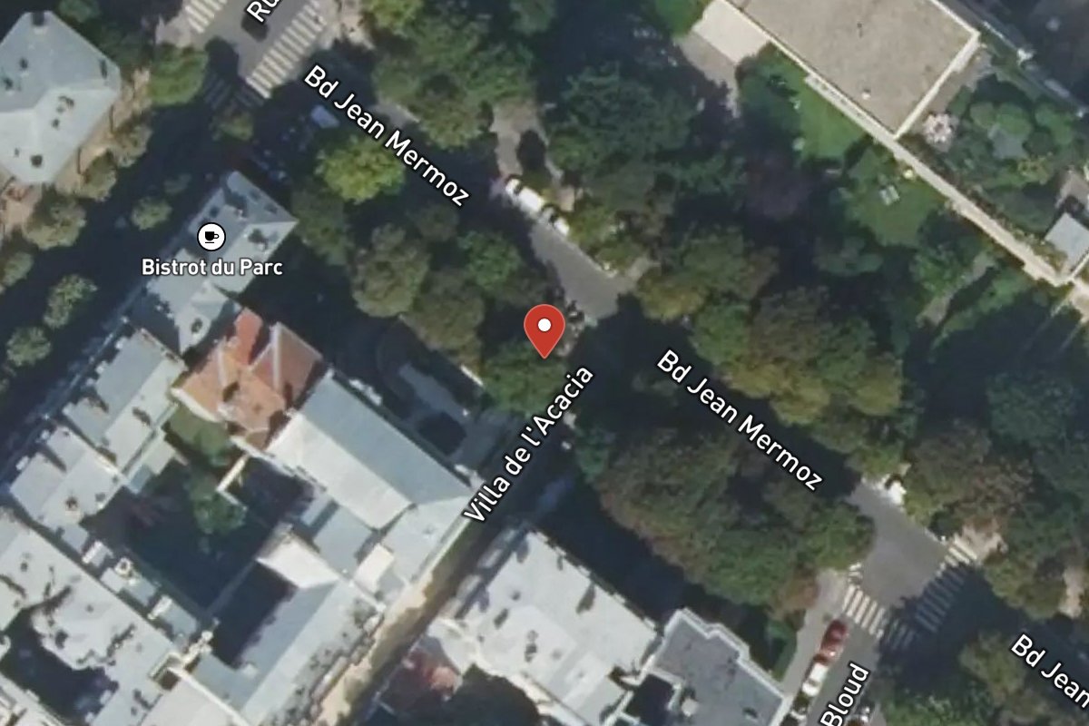 Vue satellite — 1 Villa de l'Acacia