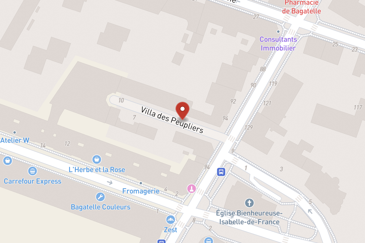 Plan de situation — 2 Villa des Peupliers