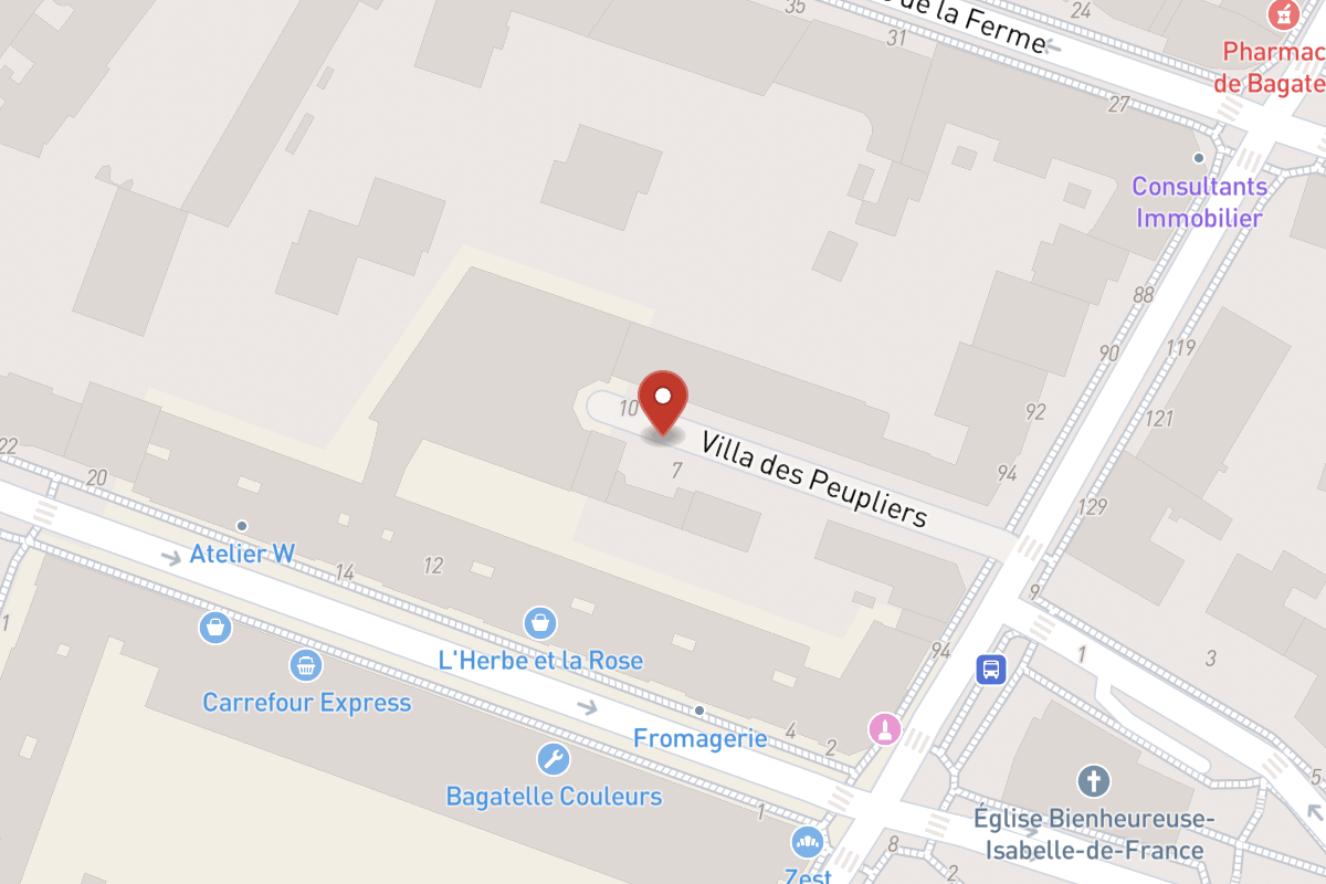Plan de situation — 5 Villa des Peupliers