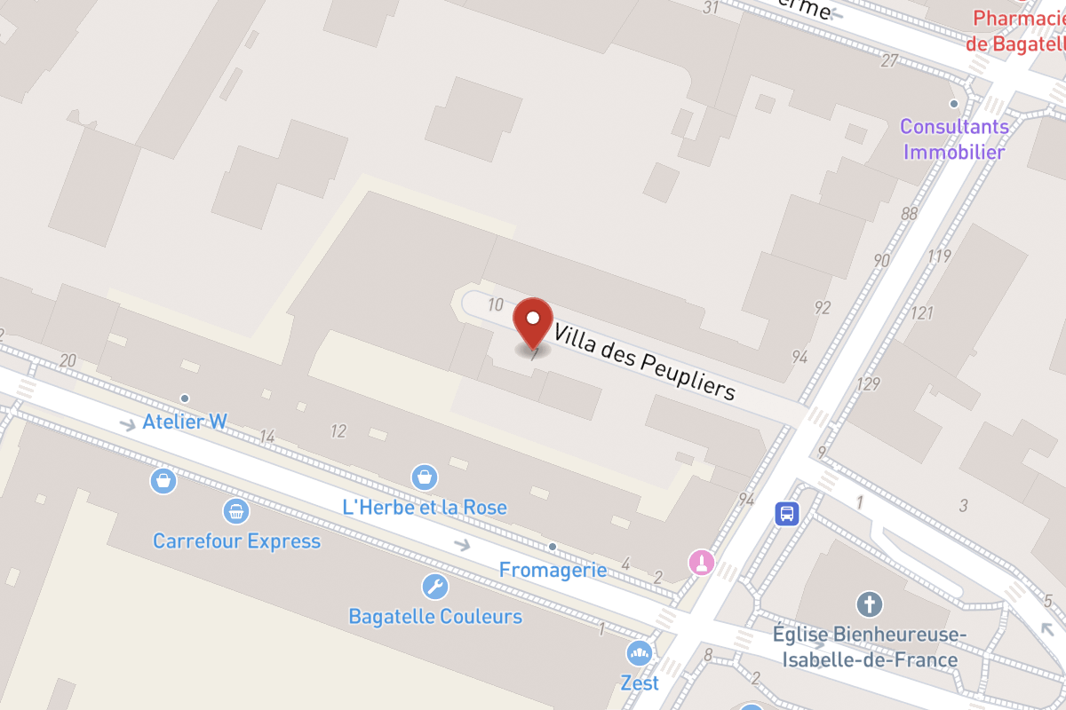 Plan de situation — 7 Villa des Peupliers