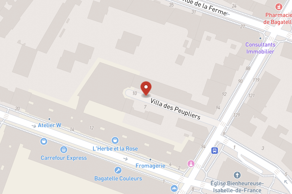Plan de situation — 8 Villa des Peupliers