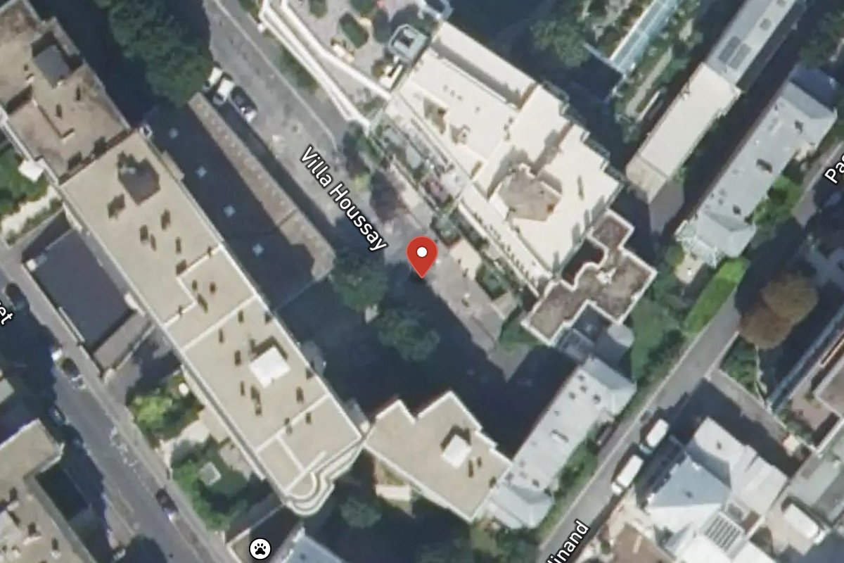 Vue satellite — 13 Villa Houssay