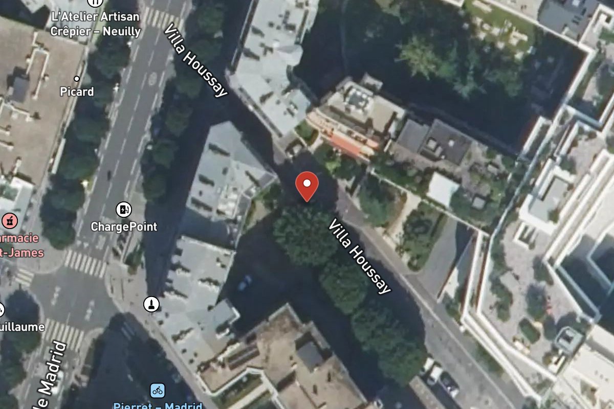 Vue satellite — 1 Villa Houssay