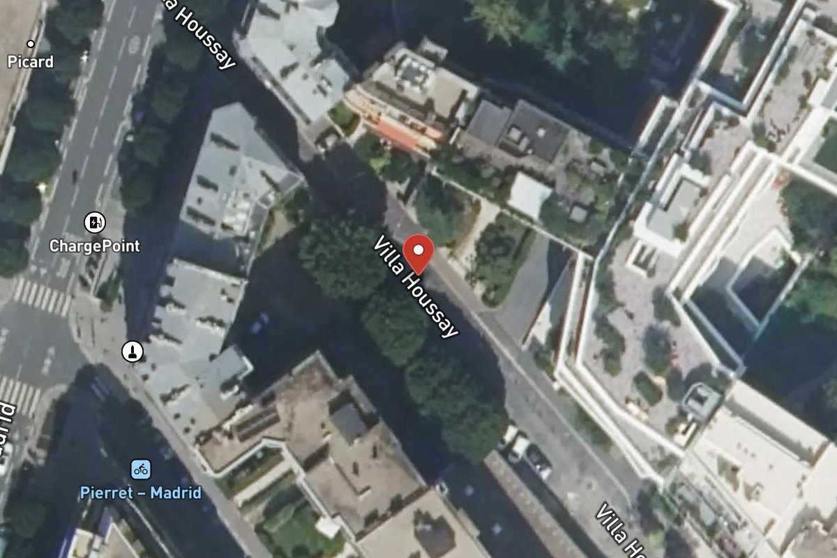 Vue satellite — 3 Villa Houssay