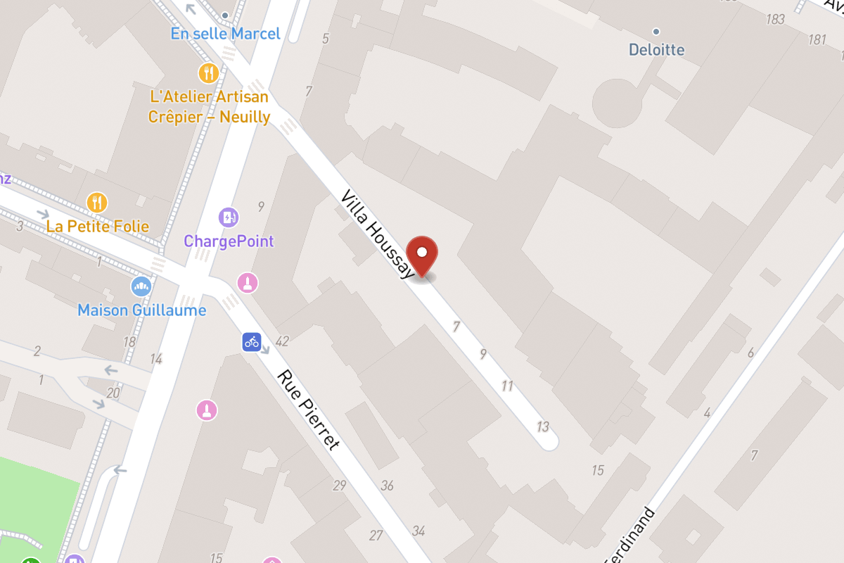 Plan de situation — 5 Villa Houssay