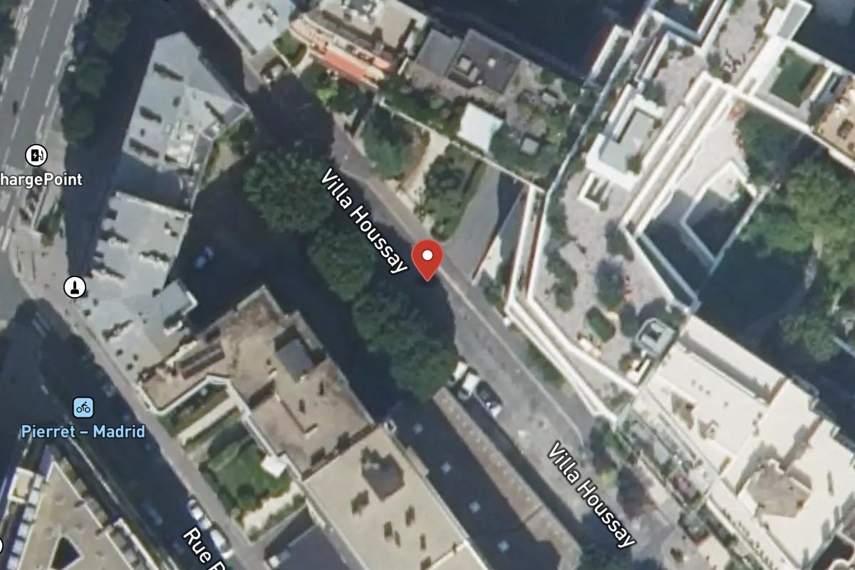 Vue satellite — 5 Villa Houssay