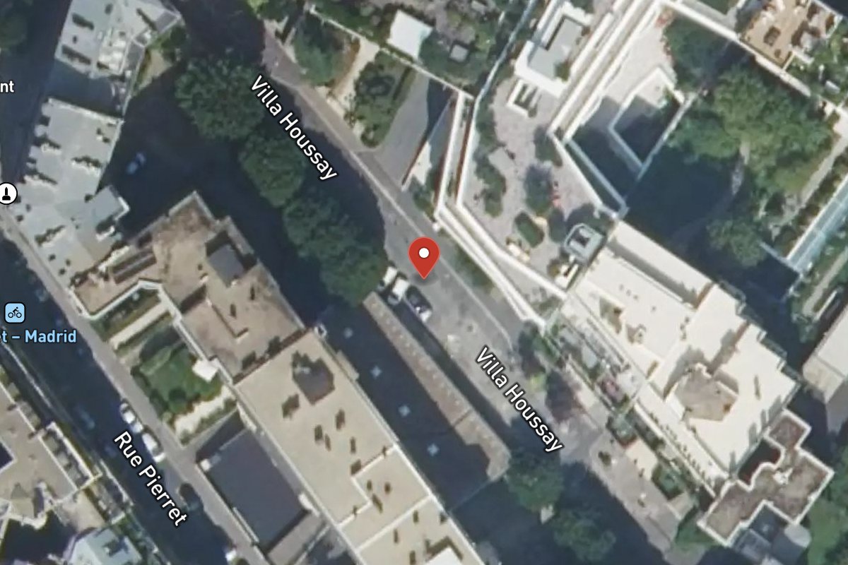 Vue satellite — 7 Villa Houssay