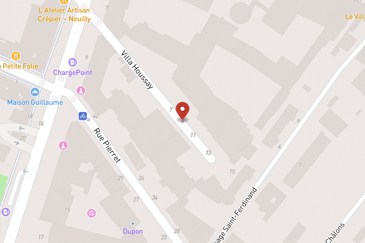 Plan de situation — 9 Villa Houssay
