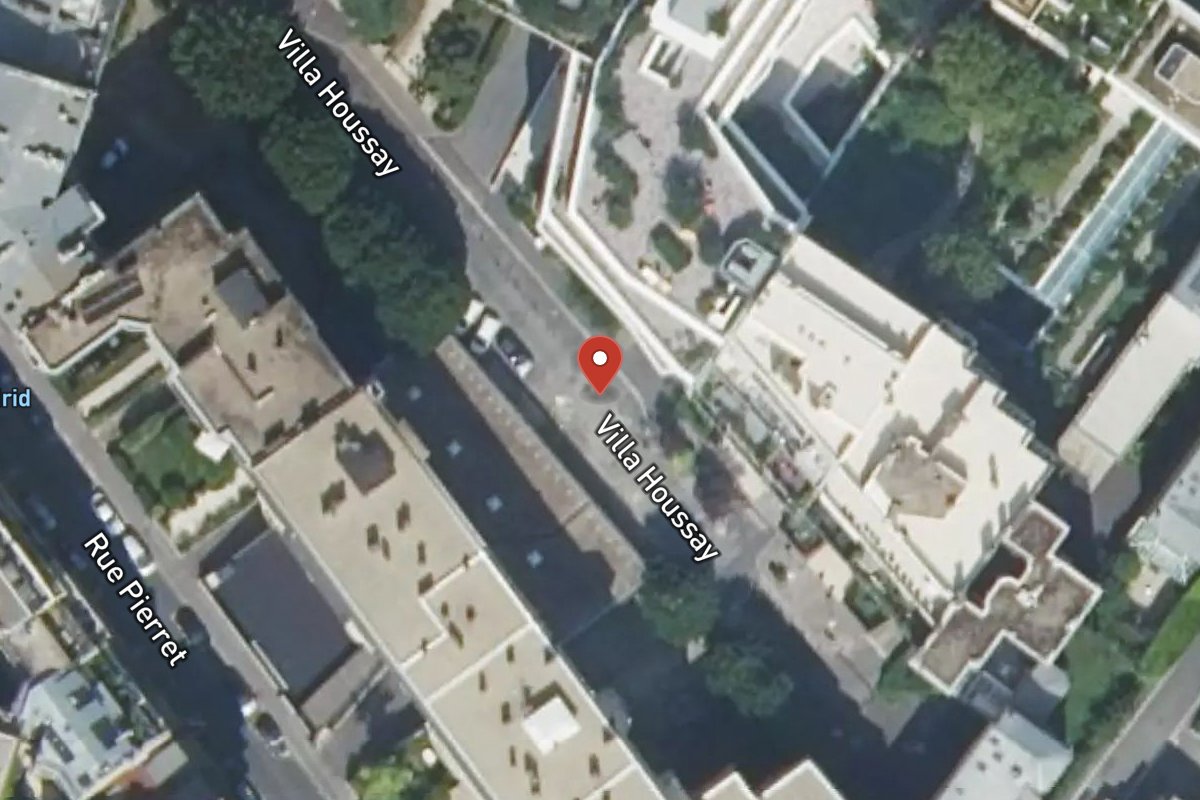 Vue satellite — 9 Villa Houssay