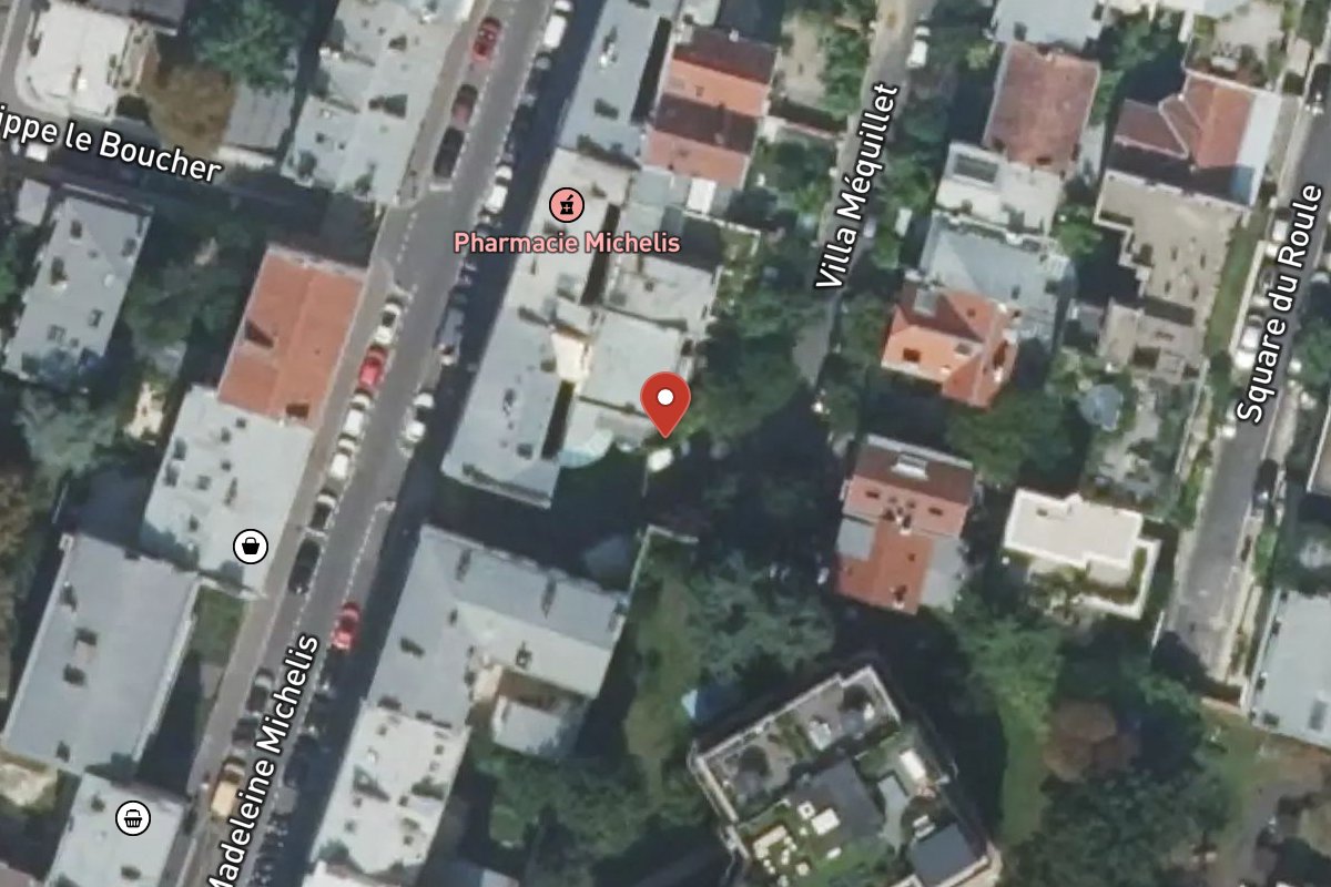 Vue satellite — 12 Villa Méquillet