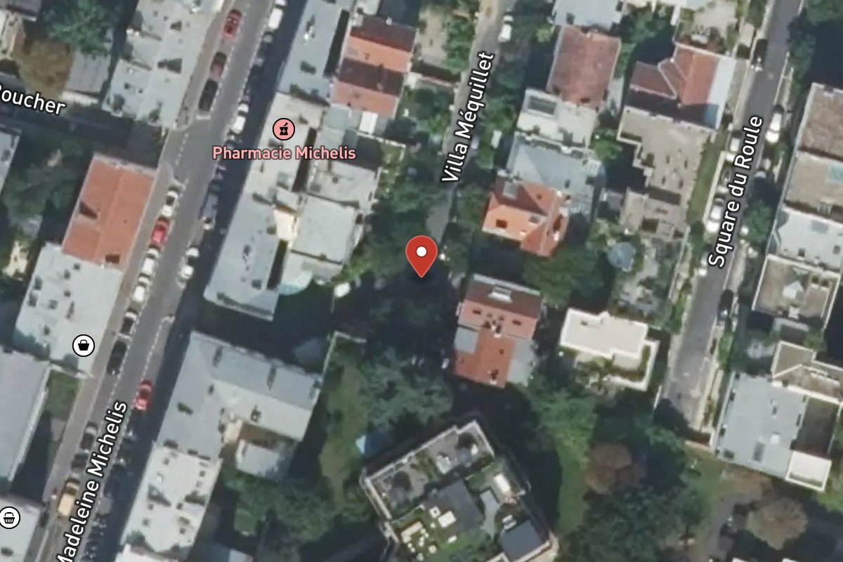 Vue satellite — 17 Villa Méquillet