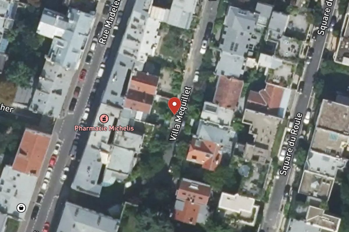 Vue satellite — 8 Villa Méquillet