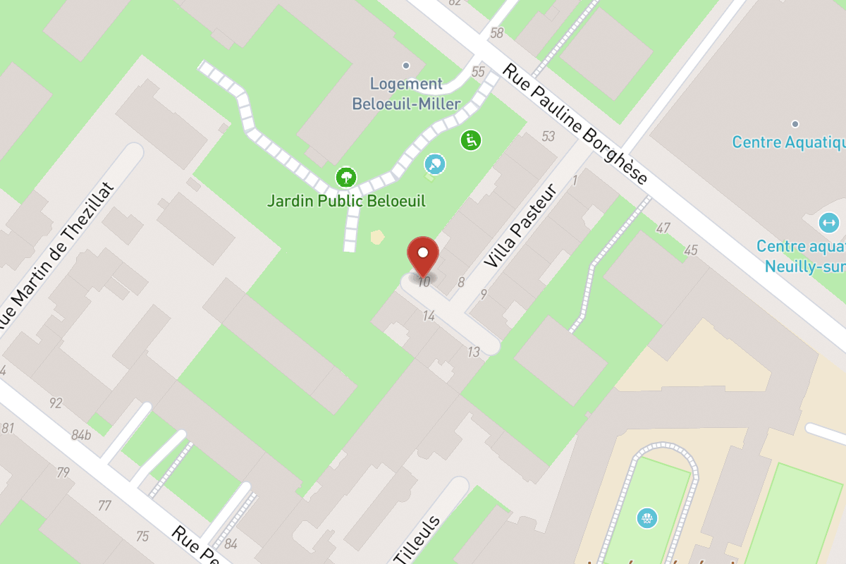 Plan de situation — 10 Villa Pasteur