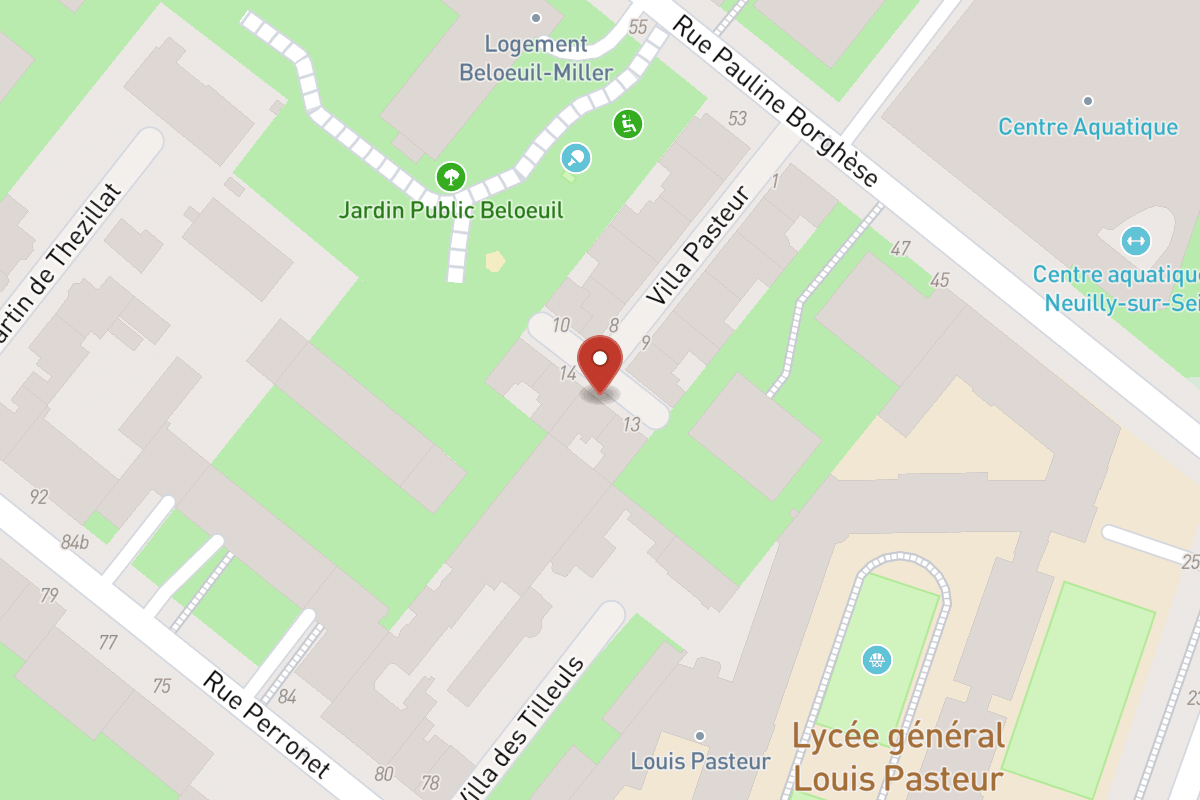 Plan de situation — 15 Villa Pasteur