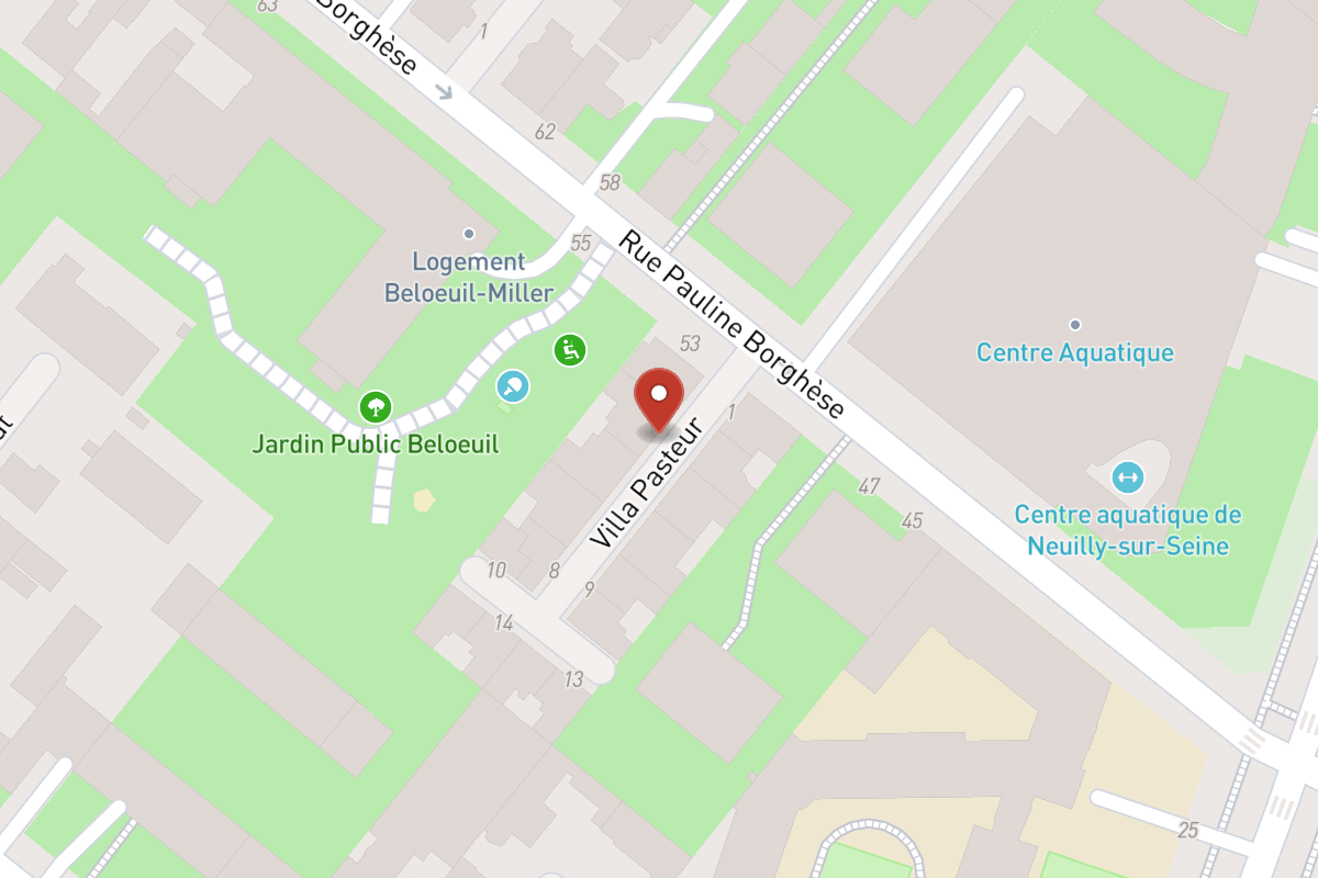 Plan de situation — 2 Villa Pasteur