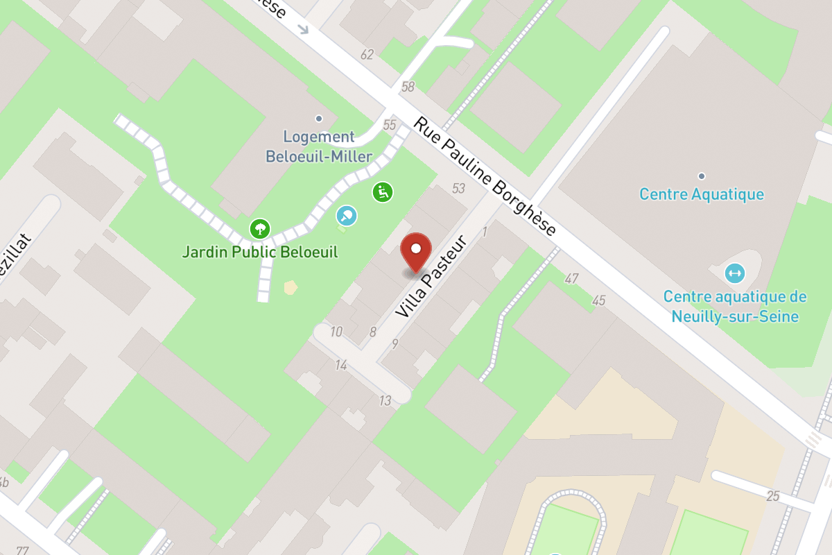 Plan de situation — 4 Villa Pasteur