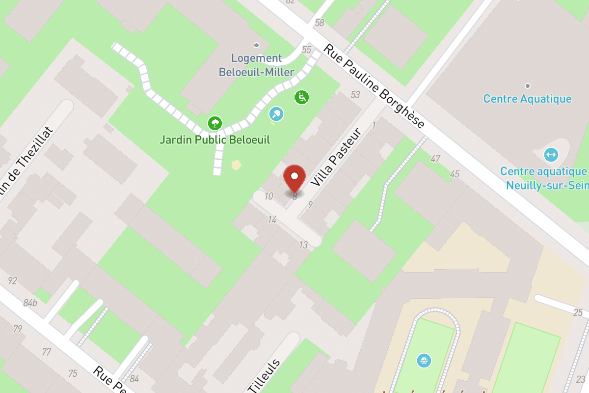 Plan de situation — 8 Villa Pasteur