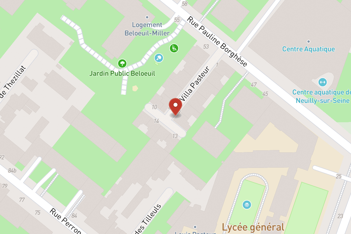 Plan de situation — 9BIS Villa Pasteur