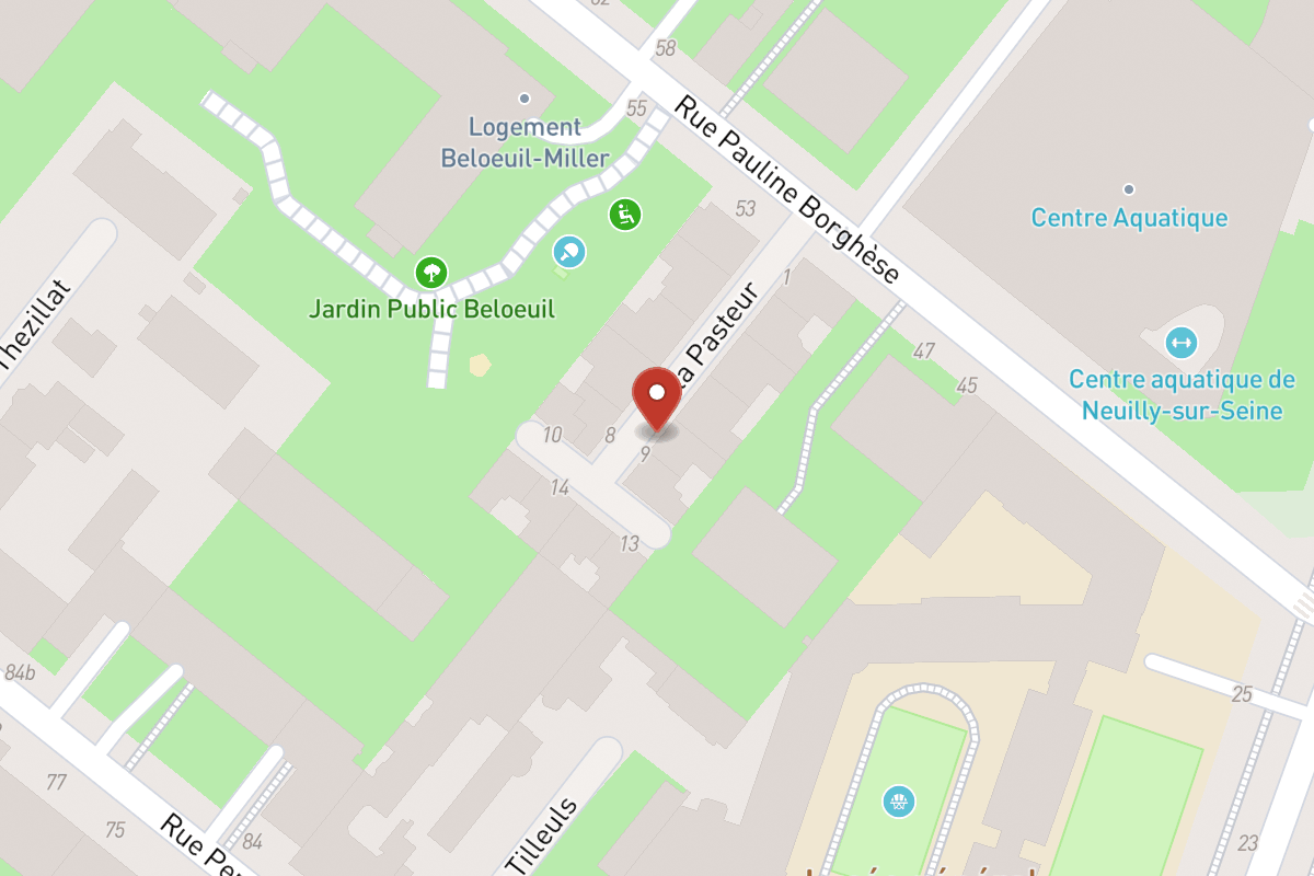 Plan de situation — 9 Villa Pasteur