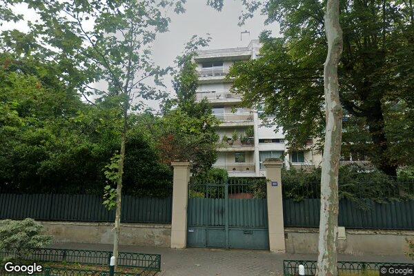 Vue Google Street View du 100 Avenue Bineau