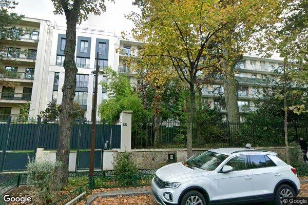 Vue Google Street View du 107 Avenue Bineau