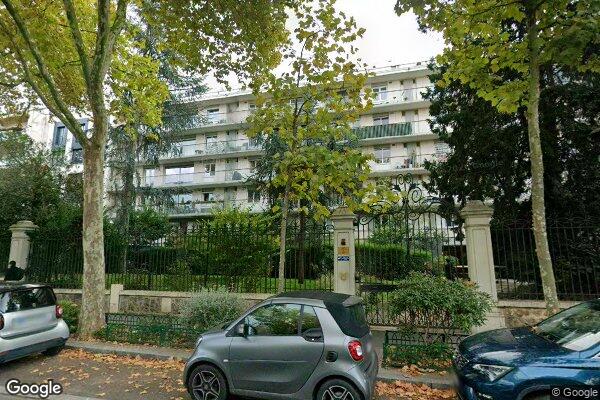 Vue Google Street View du 109 Avenue Bineau