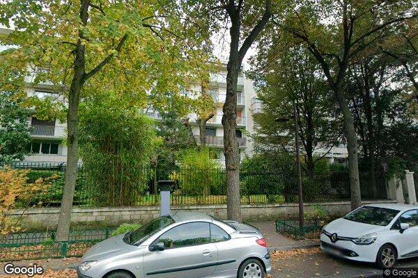 Vue Google Street View du 115 Avenue Bineau