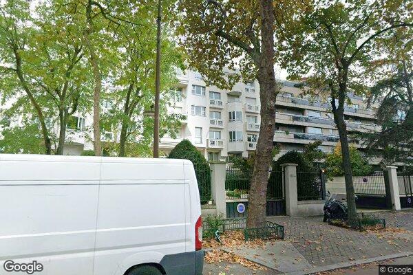 Vue Google Street View du 121BIS Avenue Bineau