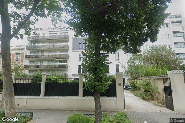 Vue Google Street View du 122 Avenue Bineau
