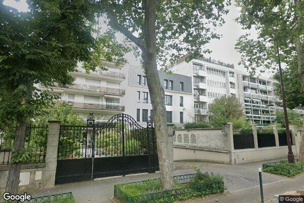 Vue Google Street View du 124 Avenue Bineau