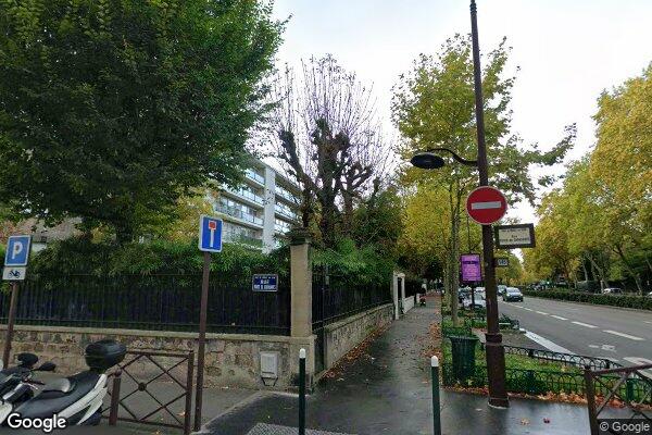 Vue Google Street View du 145 Avenue Bineau