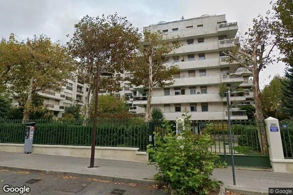 Vue Google Street View du 210 Avenue Bineau