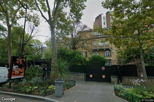 Vue Google Street View du 53 Avenue Bineau