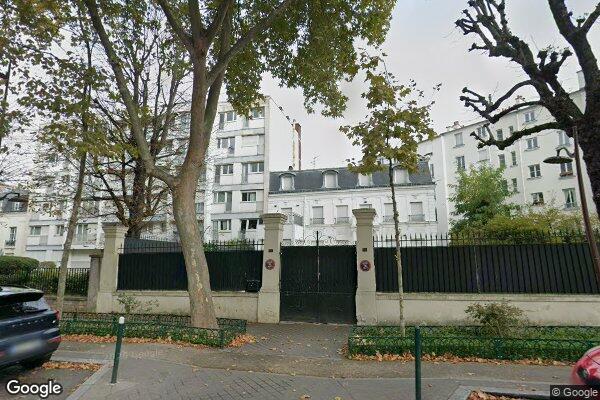 Vue Google Street View du 54 Avenue Bineau